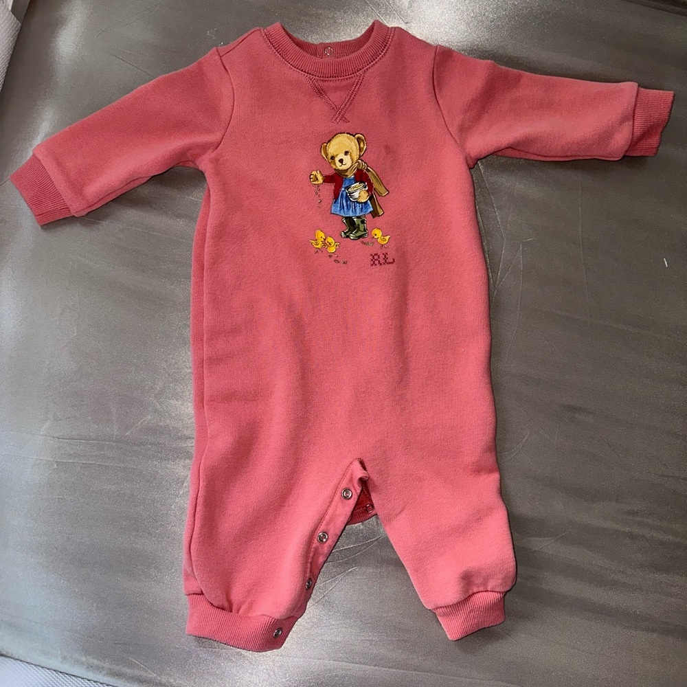 Polo Bear Fleece Coverall